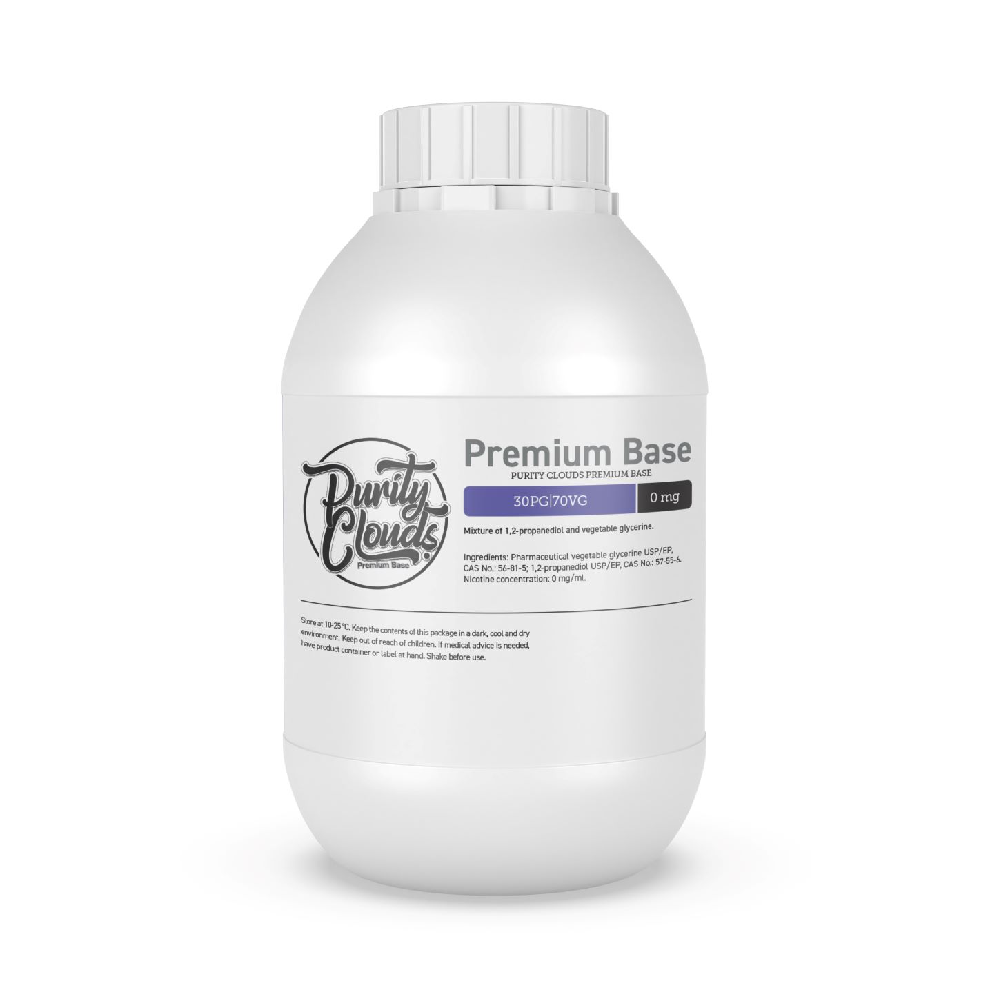 PurityClouds Premixed Base 30PG/70VG 500ml