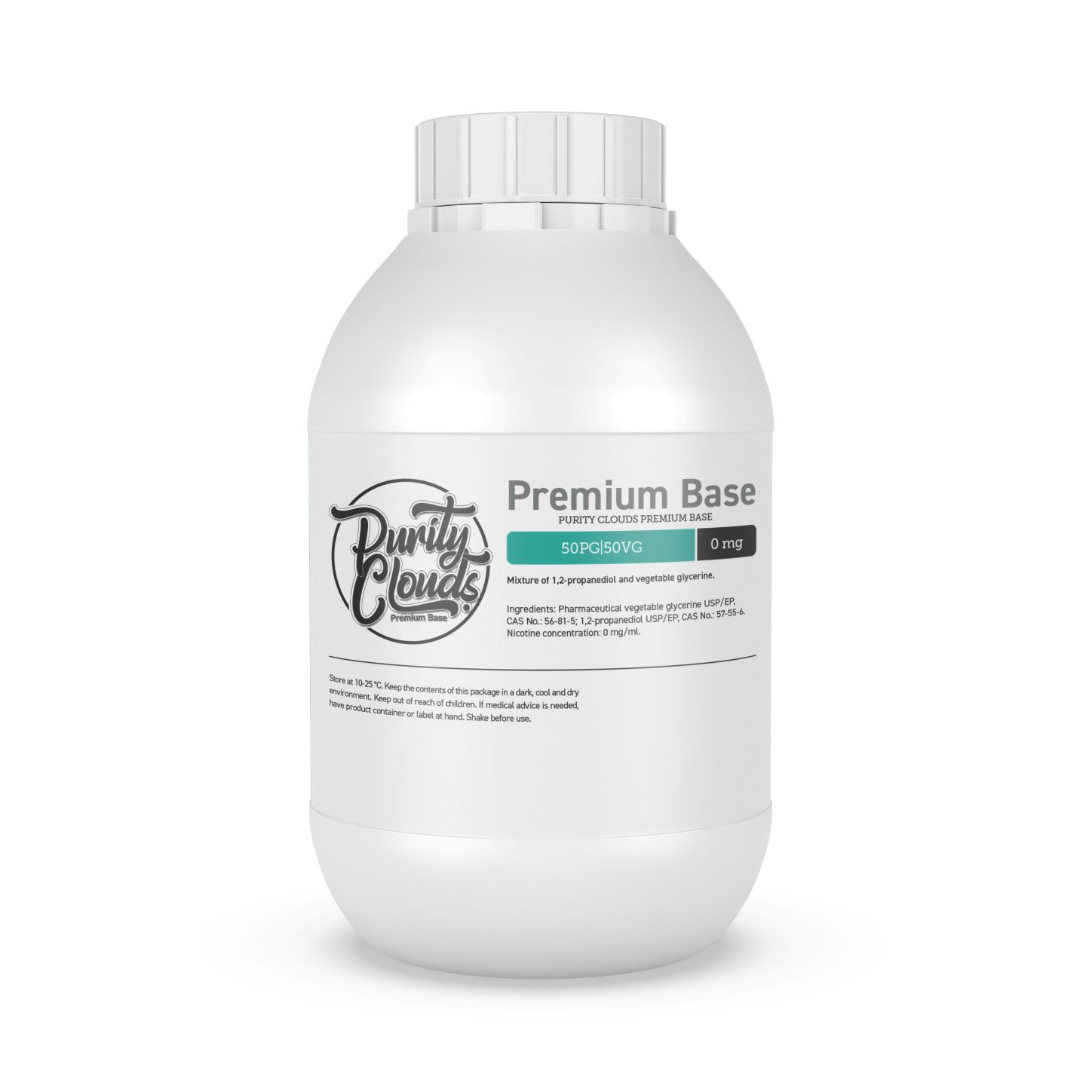 PurityClouds Premixed Base 50PG/50VG 500ml