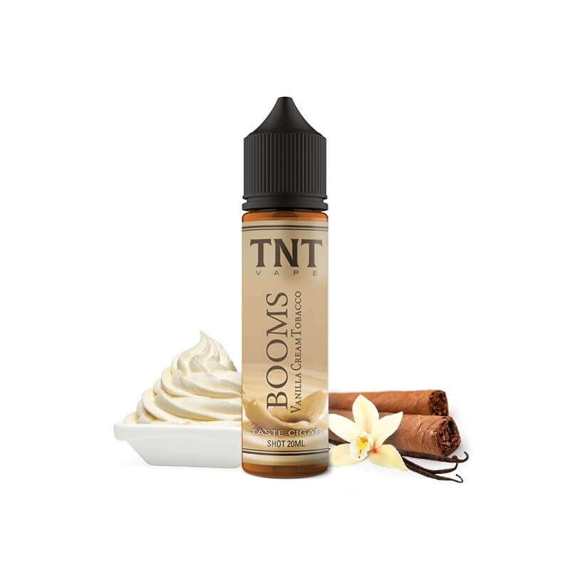 TNT Vape Booms Vanilla Cream Tobacco - Longfill 20ml